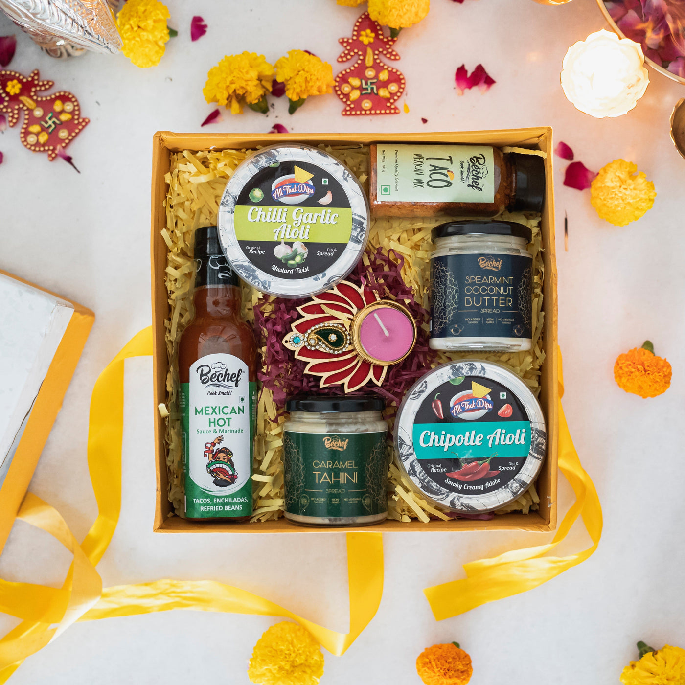 Diwali Gift Hamper : Best Ever Gift : Mishri & Masala Hamper - Bechef - Gourmet Pantry Essentials