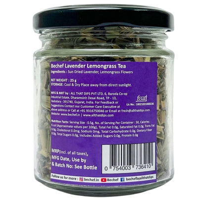 Lavender Lemongrass Tea - Bechef - Gourmet Pantry Essentials